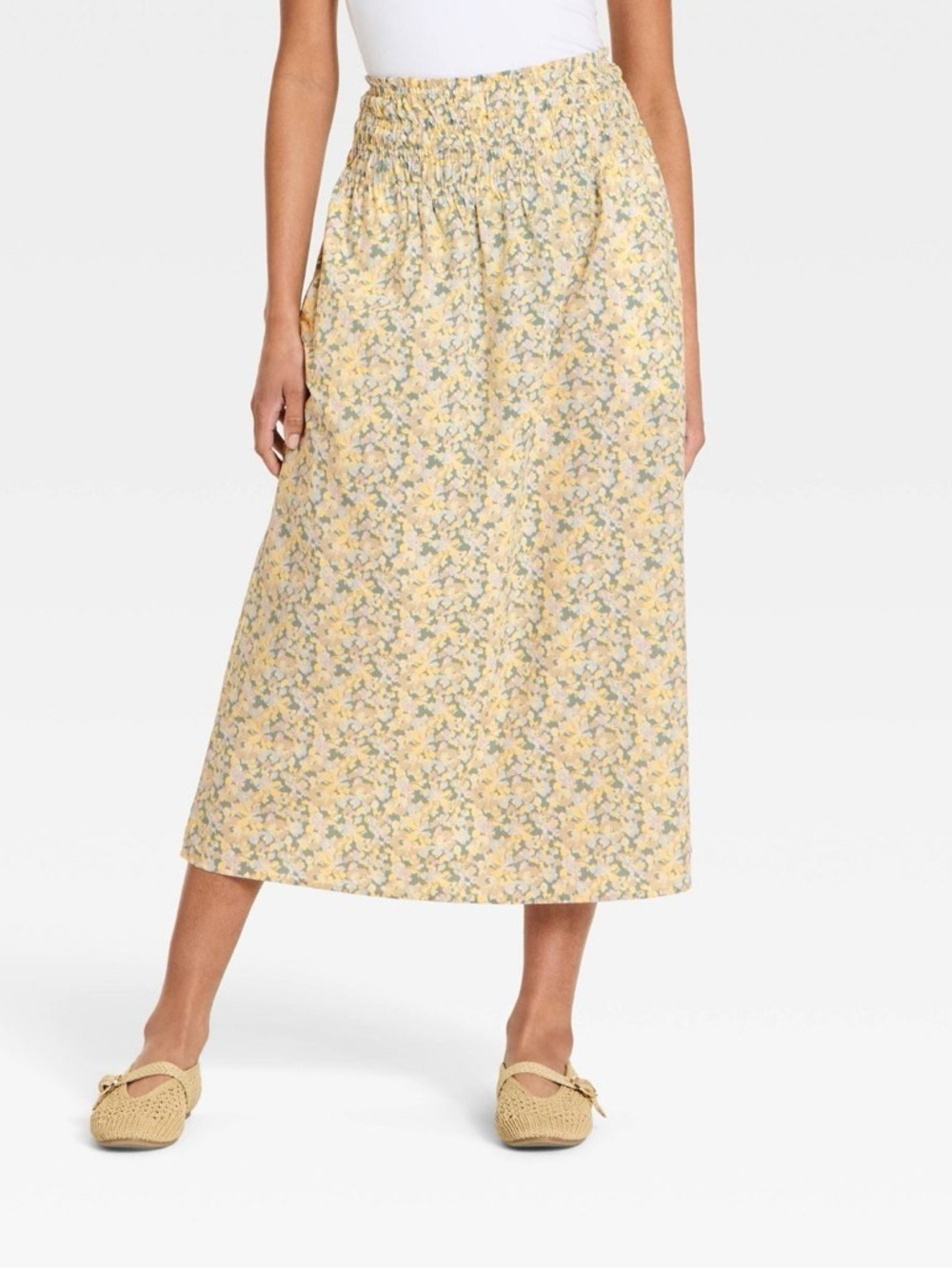 Women's Pull-On Midi Full Skirt